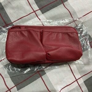 SACK SWAP Dark Red Faux Leather Handbag